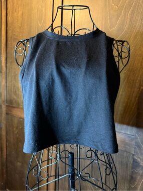 Balance Collection Black Sleeveless Crop Tank